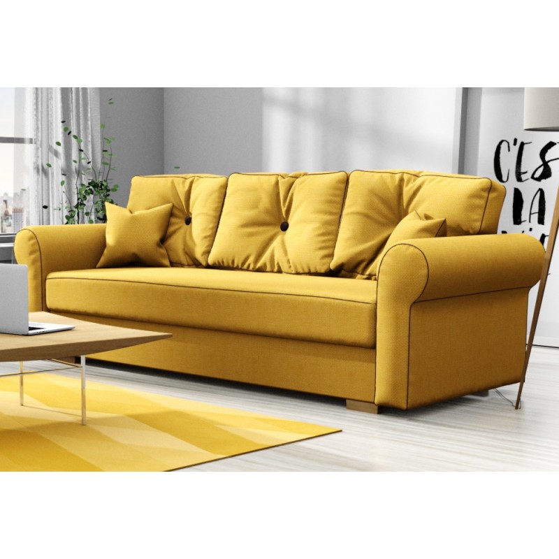 Kanapa rozkładana z funkcją spania trzyosobowa LION