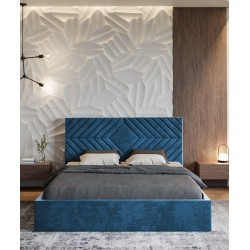 Łóżko tapicerowane OLDO 2 do sypialni z pojemnikiem - Zdjęcie 5