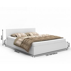 Łóżko sypialniane z panelami ALDO - Zdjęcie 7