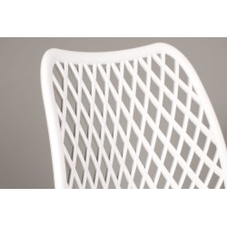 Krzesło białe ażurowe - Zdjęcie 4