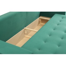 DARMA + puf pikowana sofa rozkładana - Zdjęcie 9