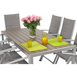 MODERN MAX Komplet ogrodowy aluminiowy stół + krzesła 8 osób - Zdjęcie 2