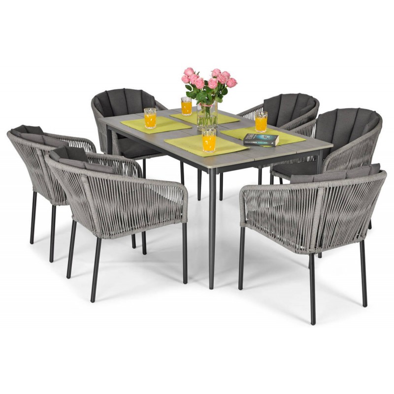 Viki zestaw ogrodowy stół + krzesła 6 osób