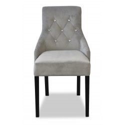 KARO krzesło tapicerowane glamour - Zdjęcie 2
