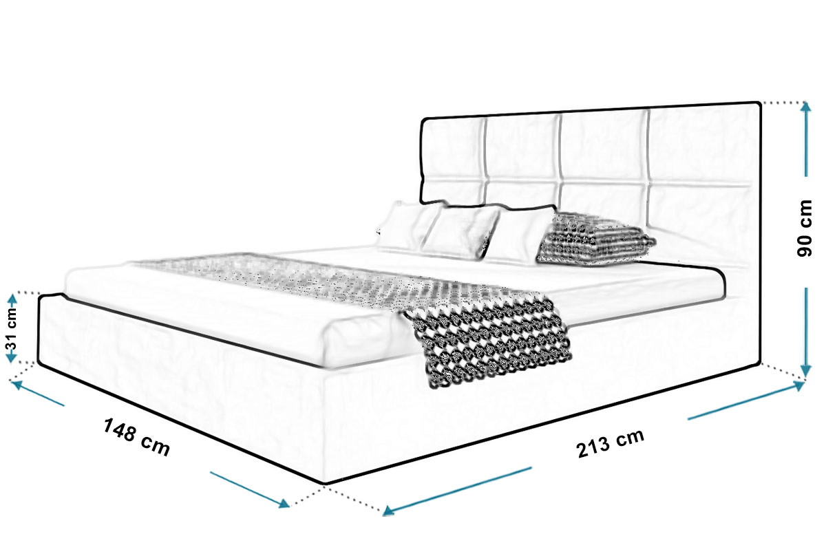 Łóżko 140X200 SIM - zdjęcie produktu