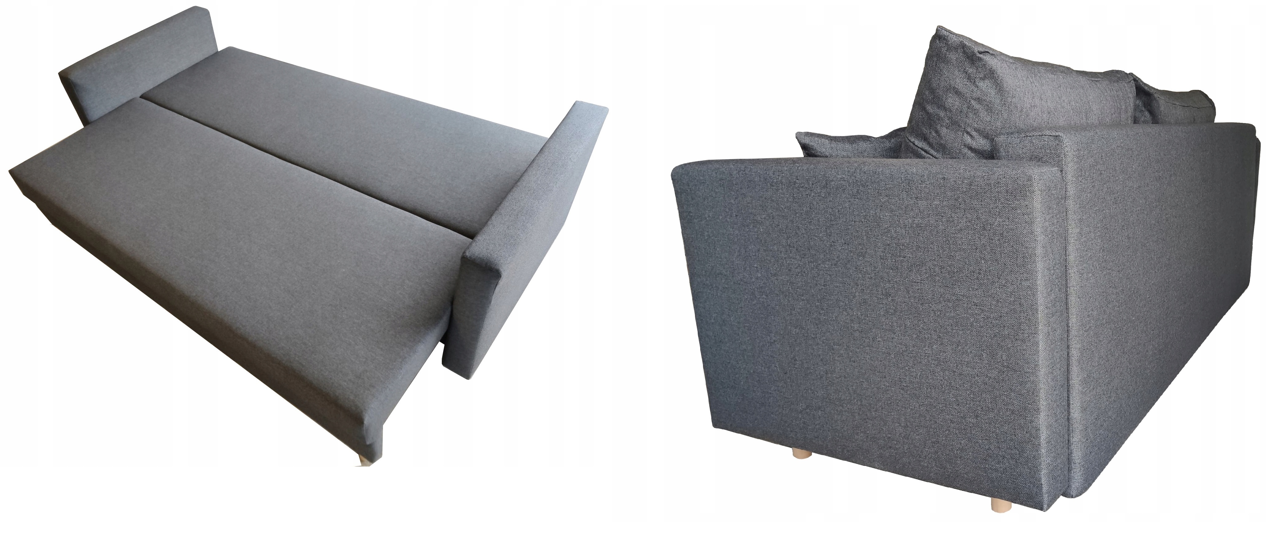 zestaw wypoczynkowy ALKO 3+1+1 kanapa trzyosobowa z funkcją spania pojemnikiem na pościel dwa fotele - zdjęcie produktu