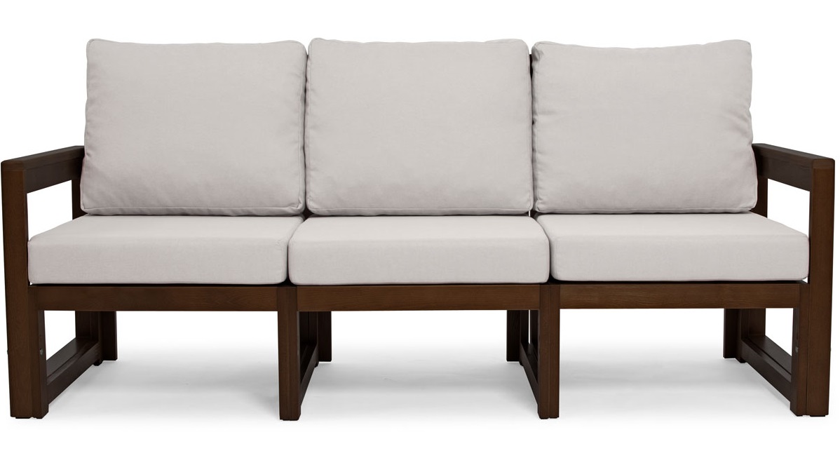 Sofa ogrodowa drewniana MADERA trzyosobowa - zdjęcie produktu