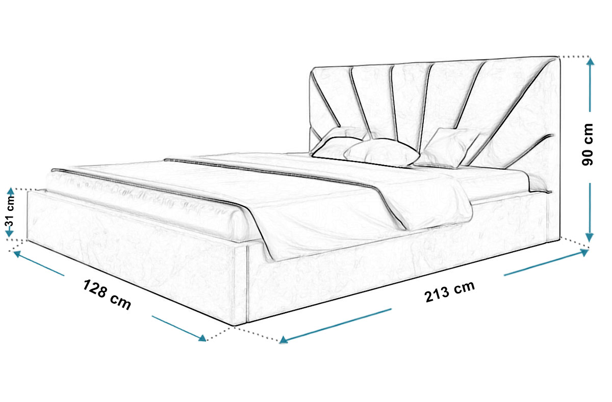 Łóżko 120x200 SIM 3 - zdjęcie produktu